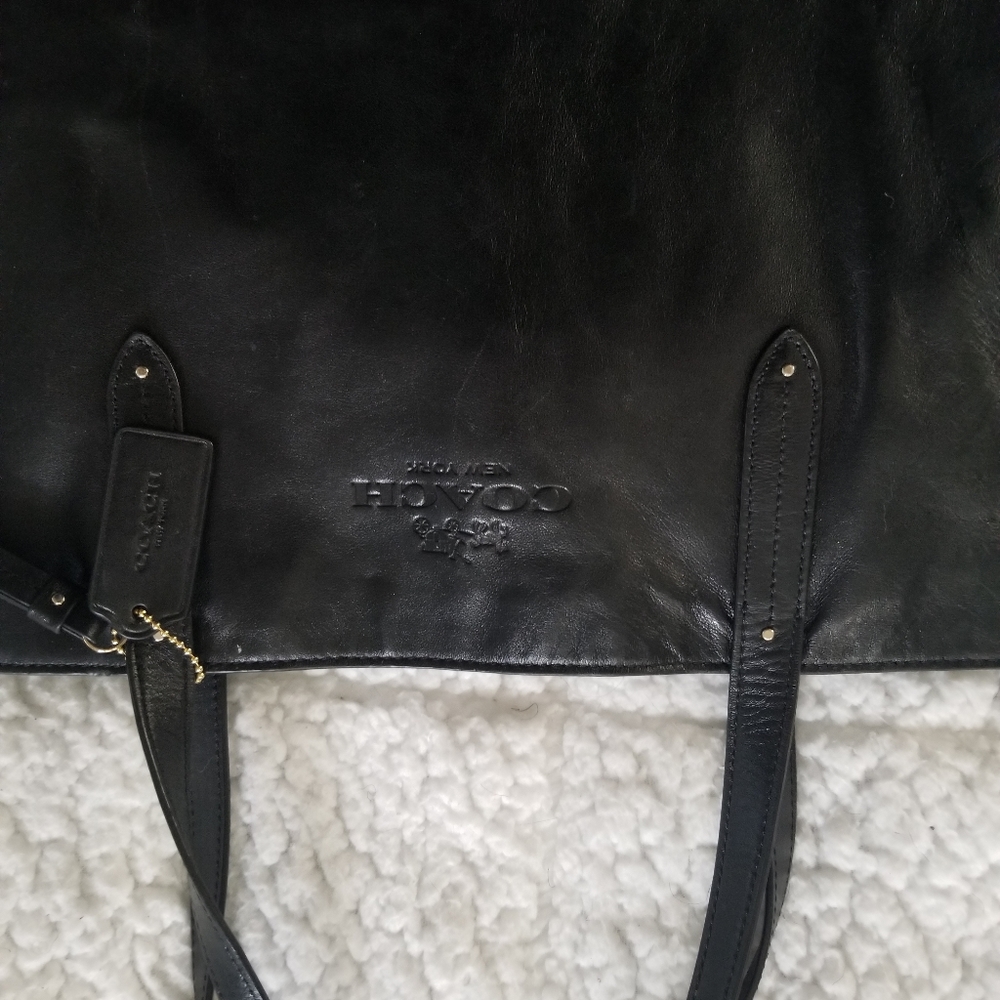 Coach Leather Tote